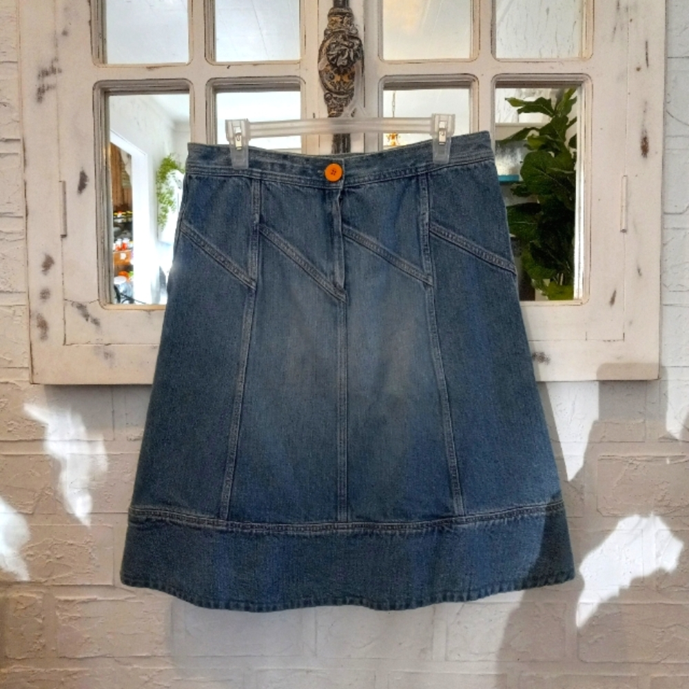 Mark Jacobs 2004 Denim Skirt - Picture 2 of 3